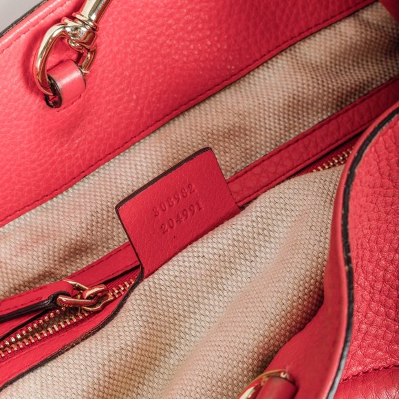 Gucci Soho Tote Coral - Picture 9 of 9